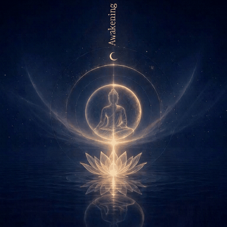 Awakening meditation animation