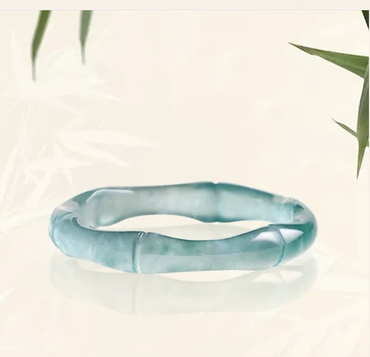 Celestial Bamboo Jade Bangle